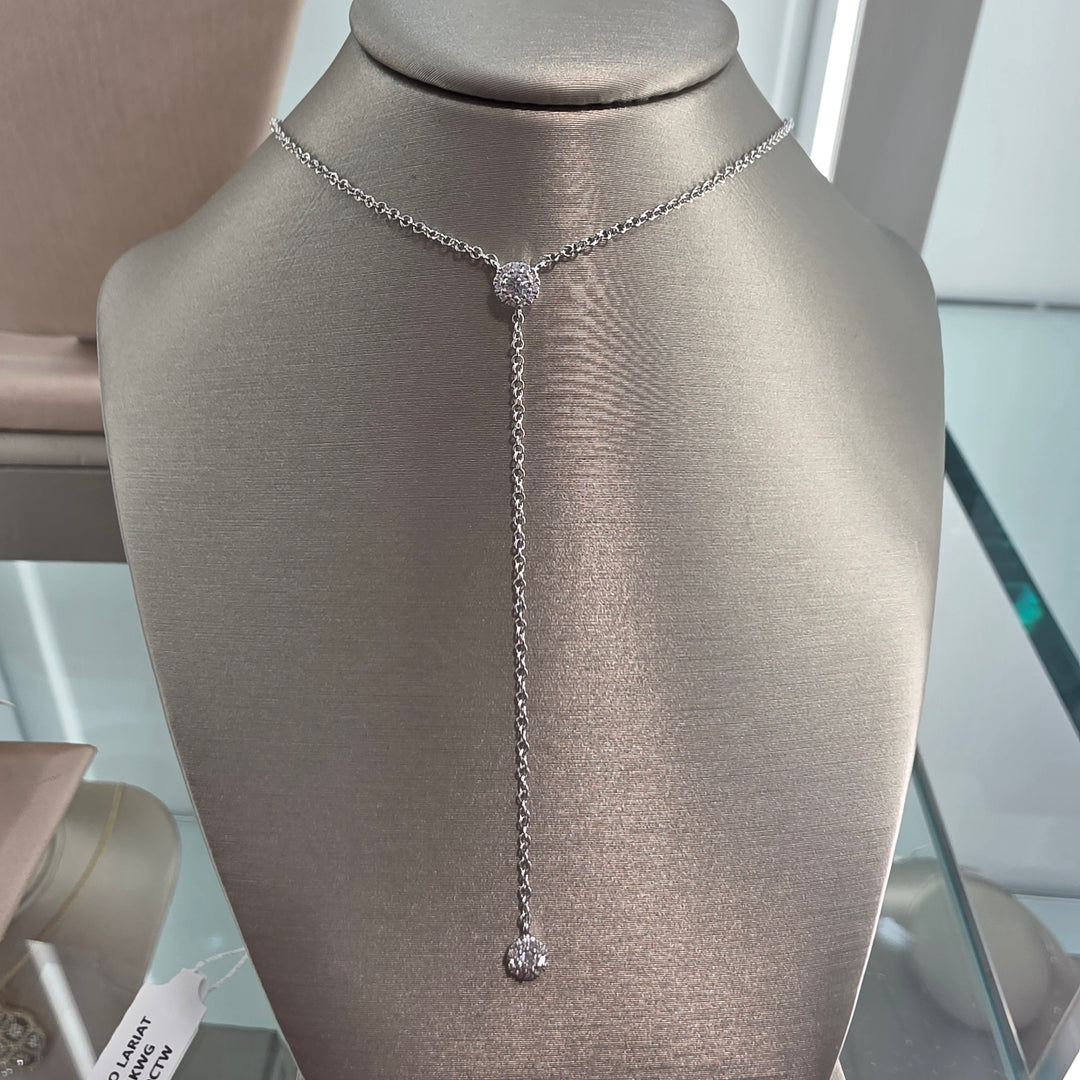 Halo Lariat Necklace