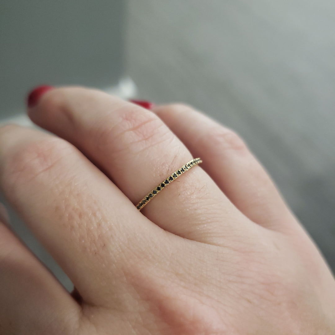 Black Diamond Eternity Band